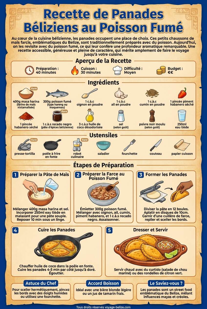 Fiche recette Recette de panades b&eacute;liziens au poisson fum&eacute;