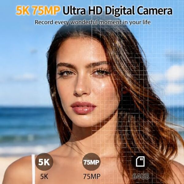 Découvrez notre test complet de cet appareil photo 5K 75 MP avec Wi-Fi et autofocus performant. Parfait pour le vlog, les vlogs et la création vidéo professionnelle. 