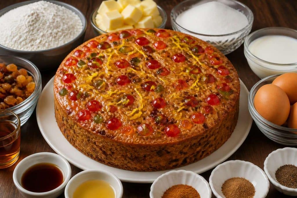 Recette du gâteau blanc aux fruits bélizien