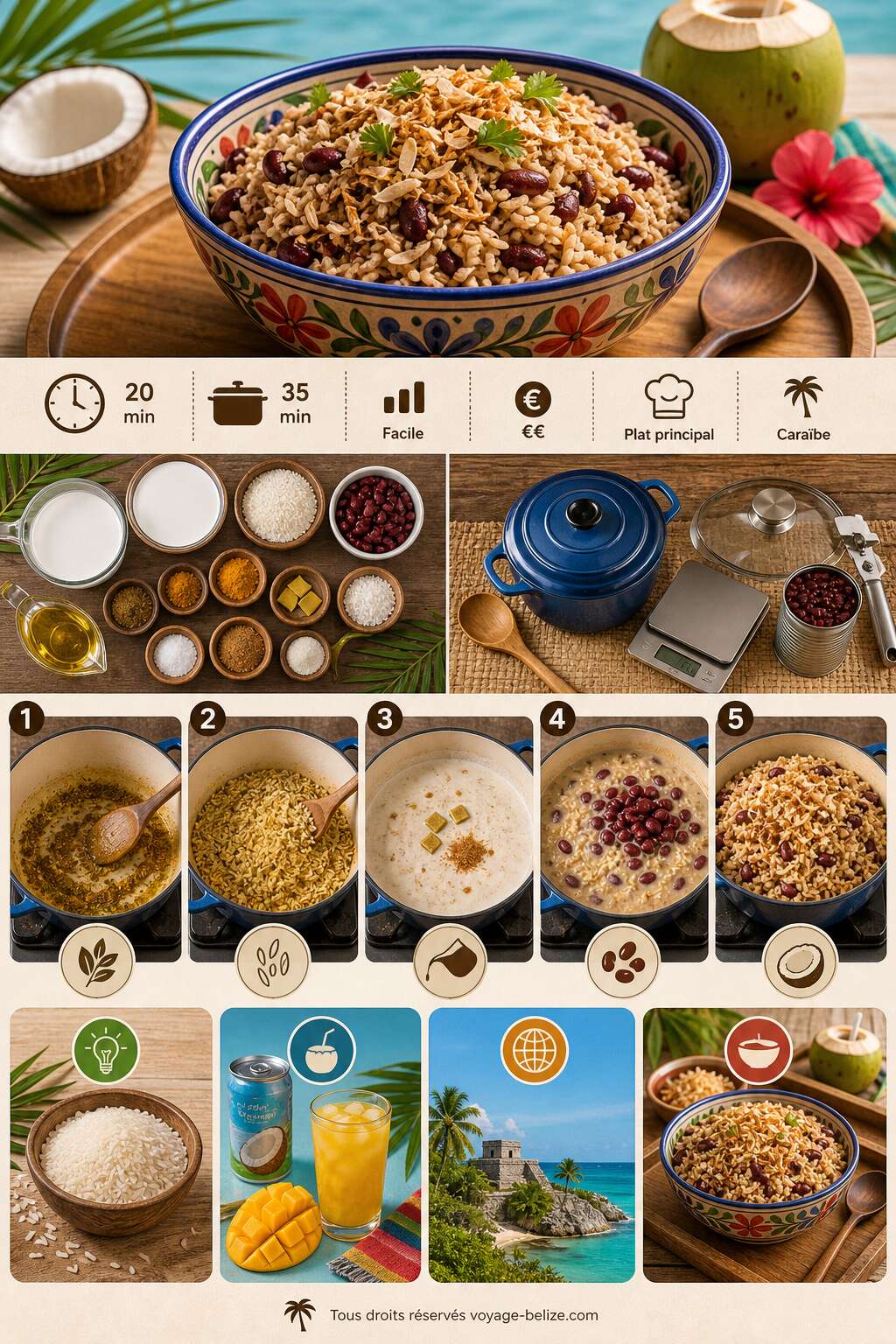 Fiche recette Recette id&eacute;ale &agrave; la noix de coco b&eacute;lizienne