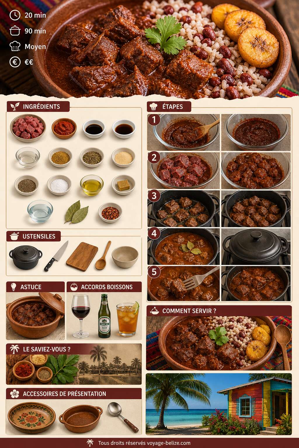 Fiche recette Recette du stew beef b&eacute;lizien : un rago&ucirc;t savoureux et authentique