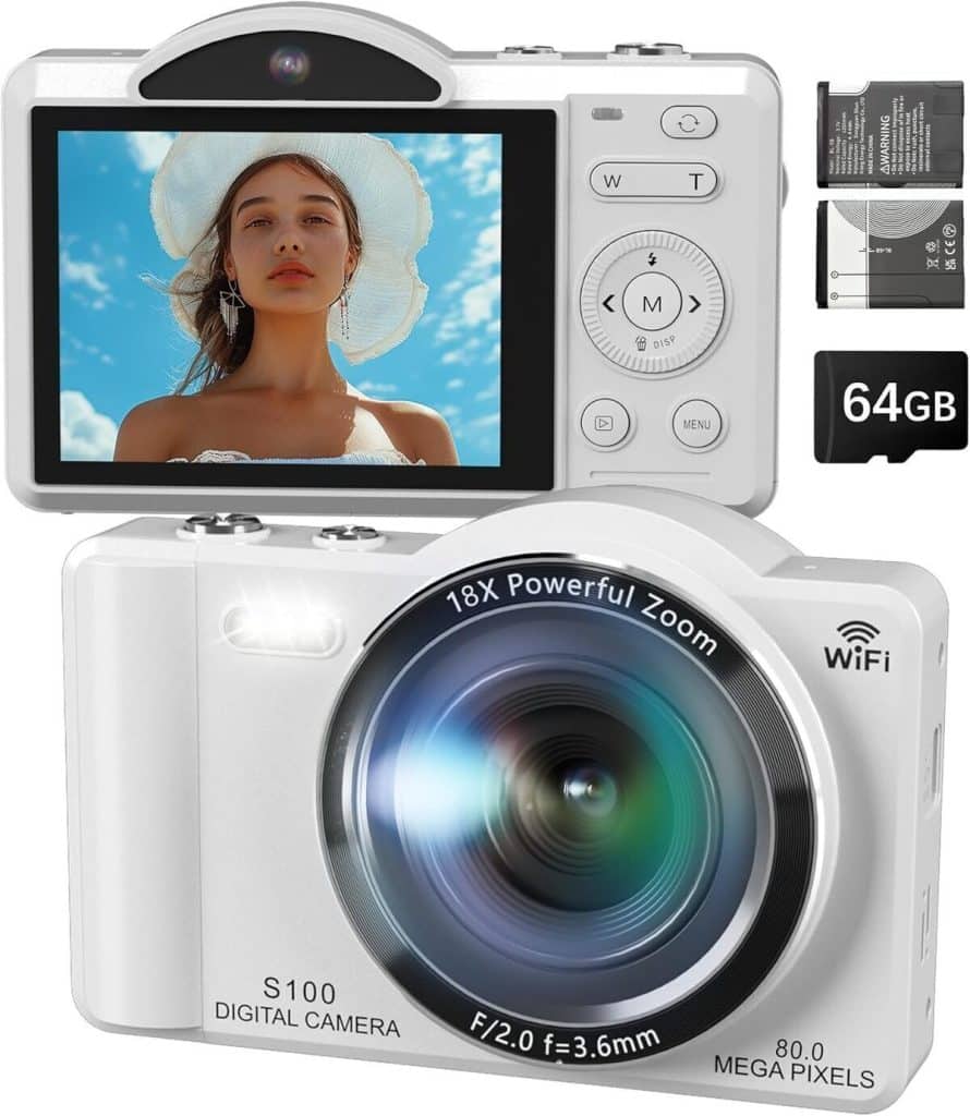 Test : appareil photo 5K 75 MP Wi-Fi pour vlog et autofocus