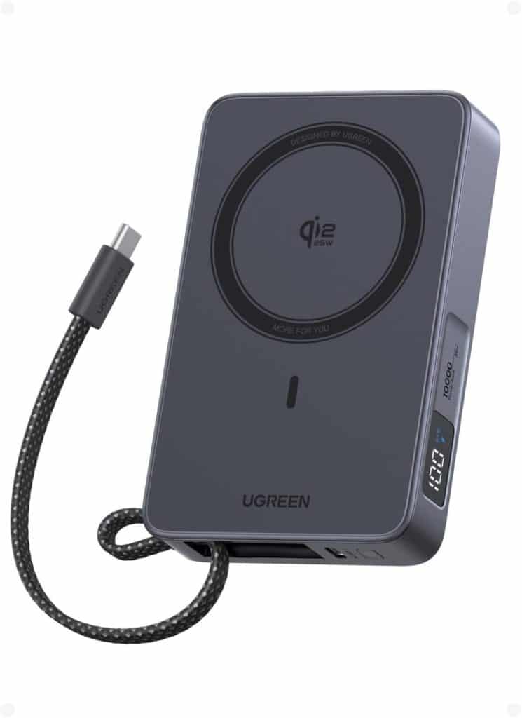 Test : batterie externe UGREEN MagFlow Qi2 25W, puissance et praticité
