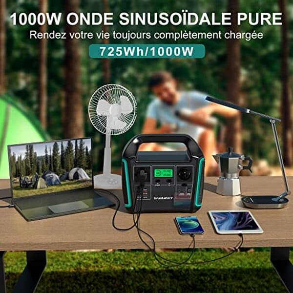 Découvrez notre test du générateur électrique portable Swarey 1000W : performances, silence et autonomie. Avis complet pour bien choisir votre groupe électrogène portable. 