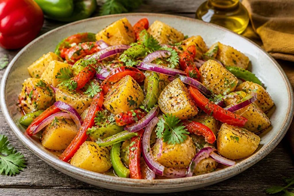 Recette de salade de pommes de terre bélizienne