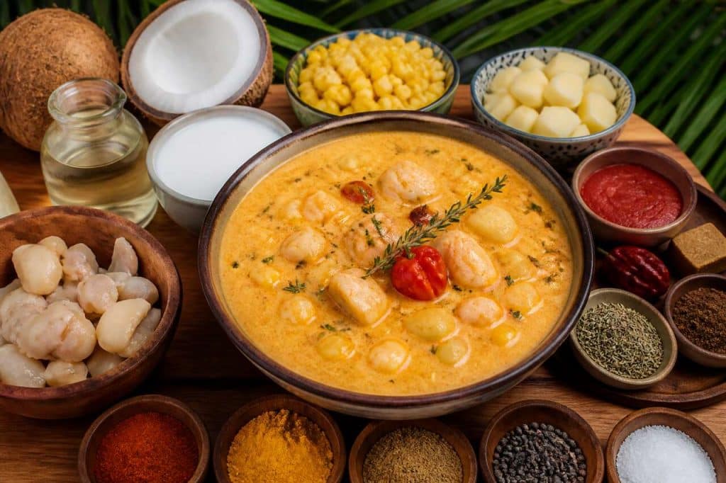 Recette de soupe de lambis bélizienne