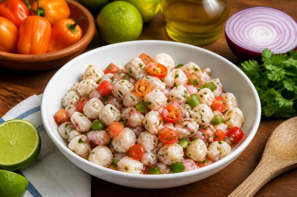 Recette du ceviche de lambi bélizien