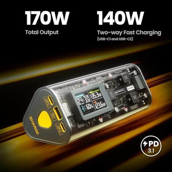 Découvrez notre test détaillé de la batterie externe Shargeek 170 : puissance, intelligence et autonomie pour recharger vos appareils en toute confiance. 