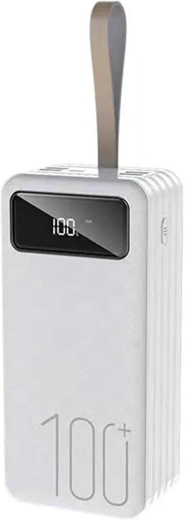 Test de la batterie externe 100000mAh USB C avec charge rapide et écran LED