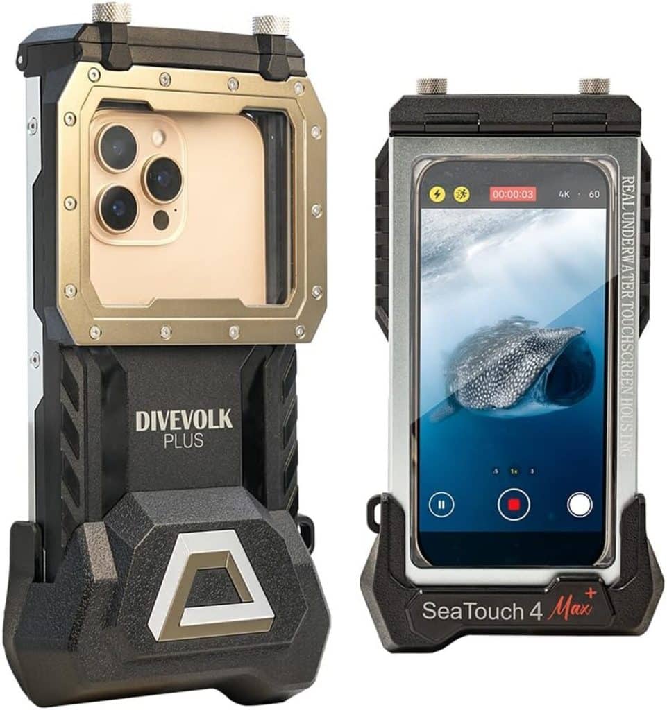 Test du caisson étanche Divevolk Seatouch 4 Max Plus pour iPhone