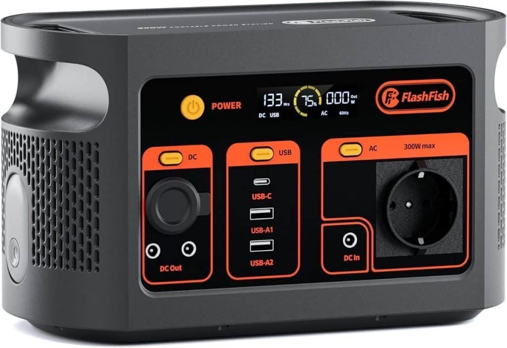 Test du générateur électrique portable FlashFish 300W : puissance et rapidité