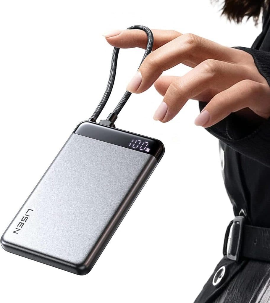 Test power bank Lisen Slim CCC : batterie 20 000 mAh efficace