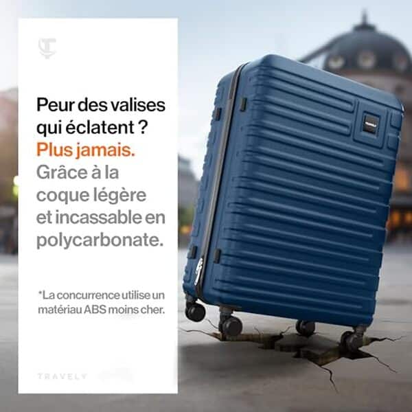 Découvrez notre test complet de la valise rigide Travely XL 100L : capacité, serrure TSA, durabilité et design. Avis détaillé pour bien choisir votre bagage. 