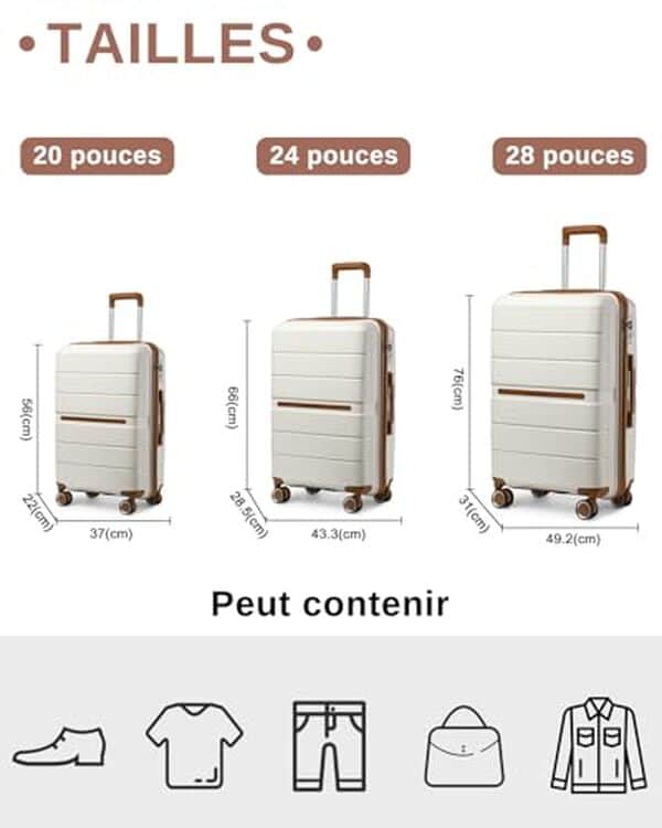 Découvrez notre test détaillé de la valise British Traveller 101 litres avec roulettes et serrure TSA : caractéristiques, avantages et avis d'utilisation. 