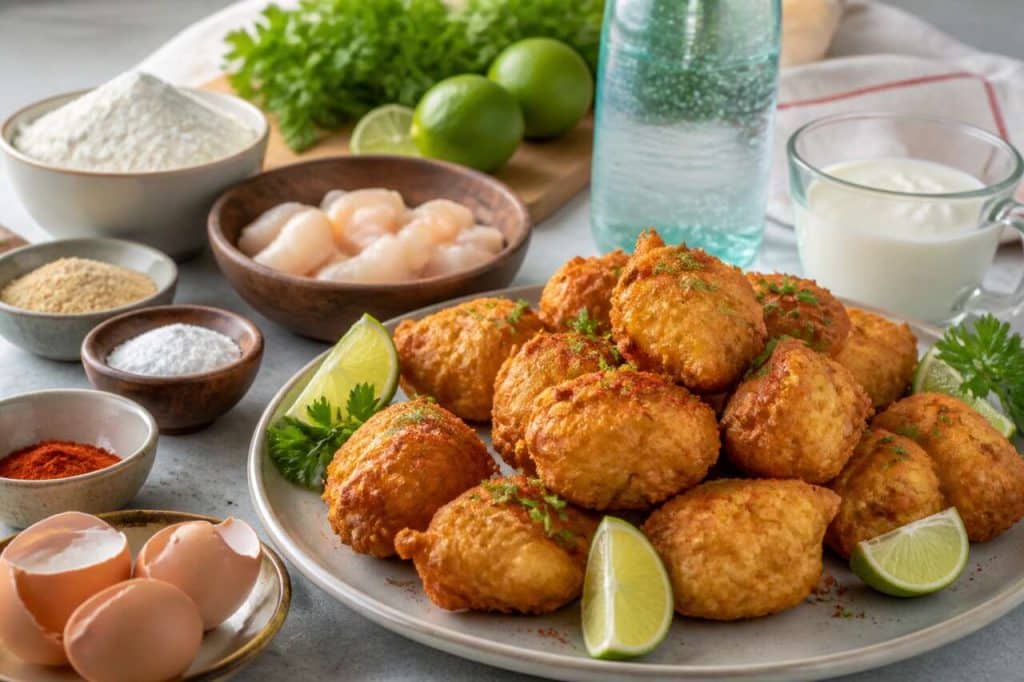 Recette de beignets de lambis béliziens