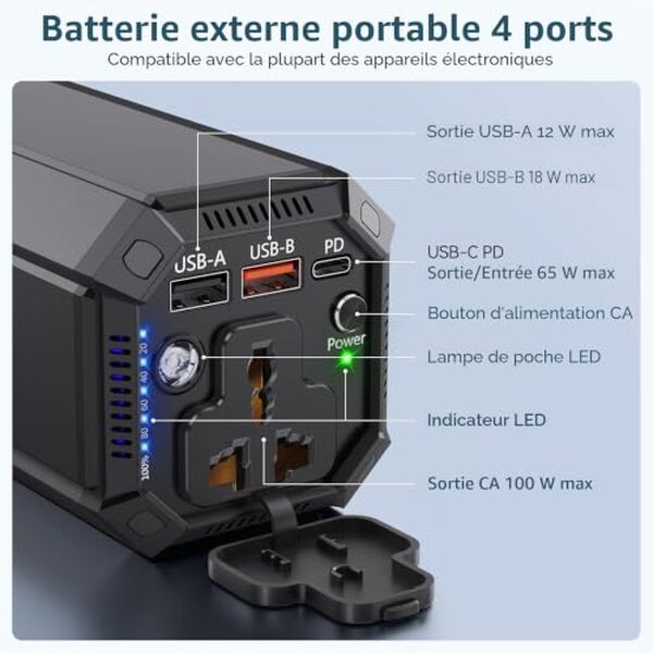 Découvrez notre test détaillé de cette batterie externe 27000 mAh dotée d'une prise AC 100 W. Performances, autonomie et avis utilisateur pour choisir le bon modèle. 