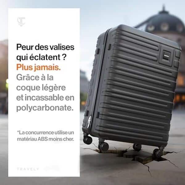 Découvrez notre avis complet sur la valise Travely XL 77 cm : design robuste, sécurité renforcée et performance de voyage testées pour vous. 