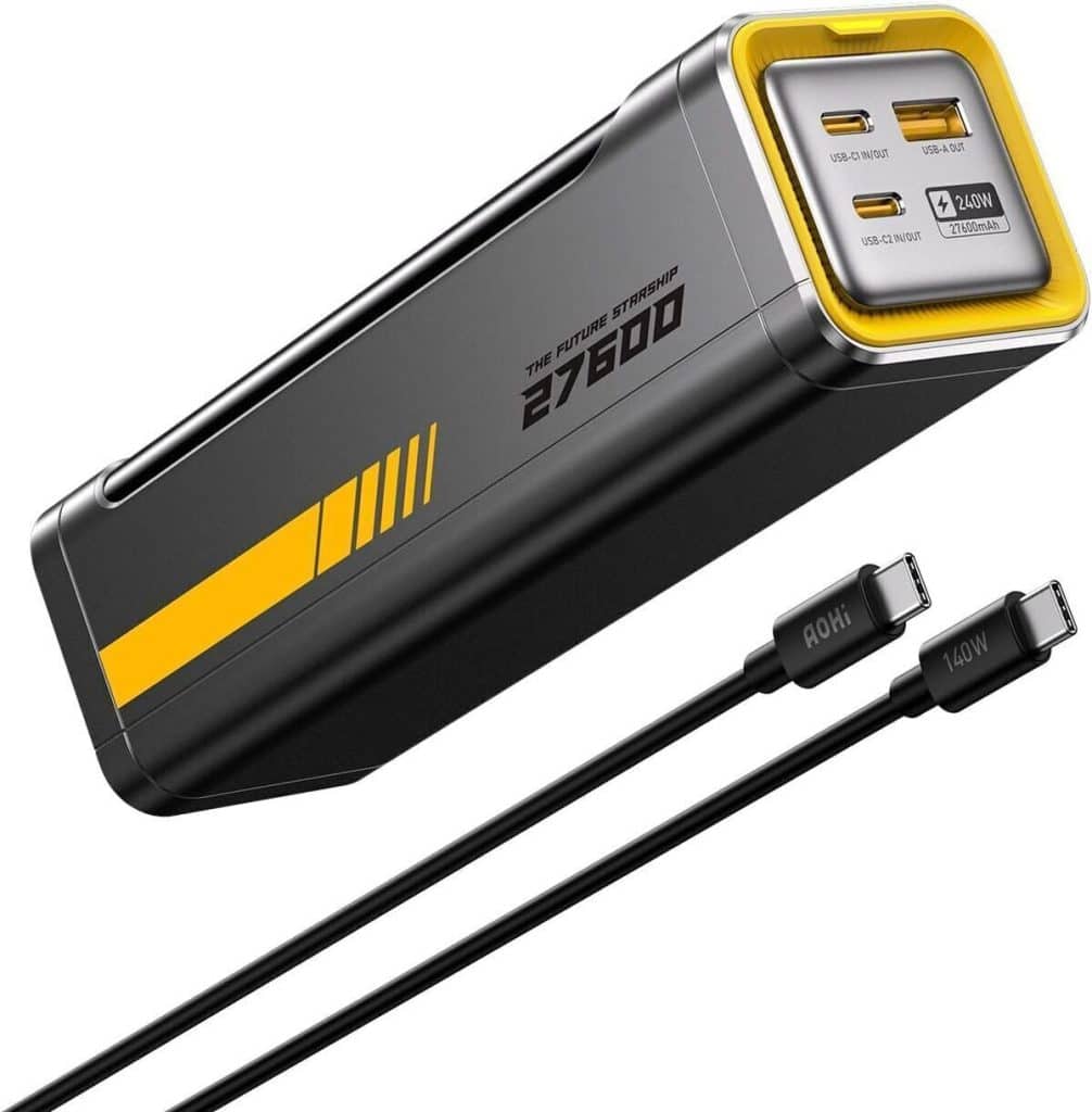 Test batterie externe AOHI 27600mAh : puissance et rapidité