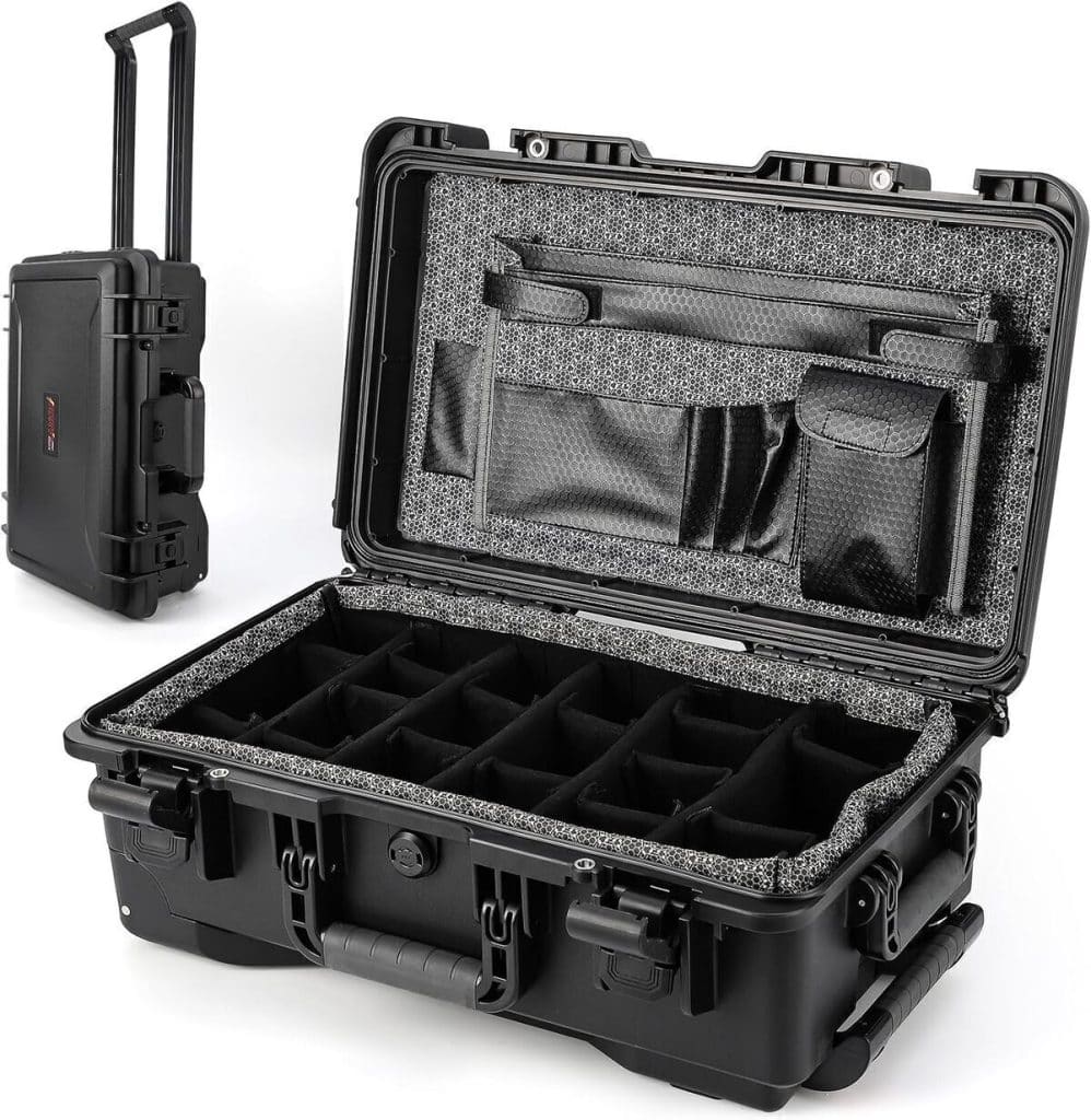 Test de la valise étanche Garvee 22'' pour appareils photo : protection antichoc et modulable