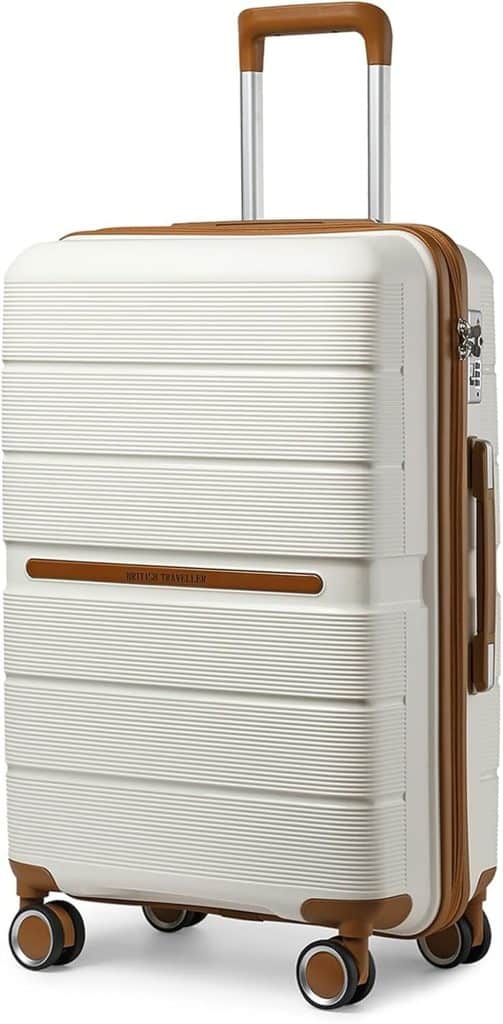 Test de la valise grande taille British Traveller : 101 litres, roulettes et serrure TSA
