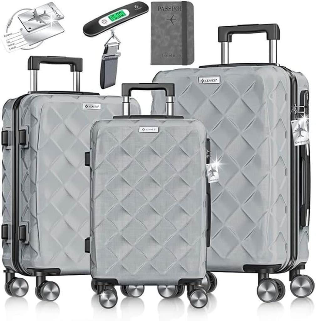 Test des valises Kesser : ensemble de 3 pièces robustes et pratiques